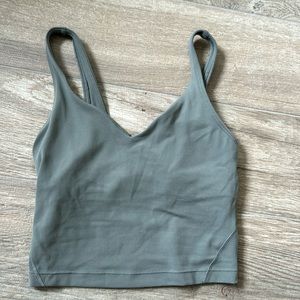 Lululemon Align Tank Grey Sage Green size 0